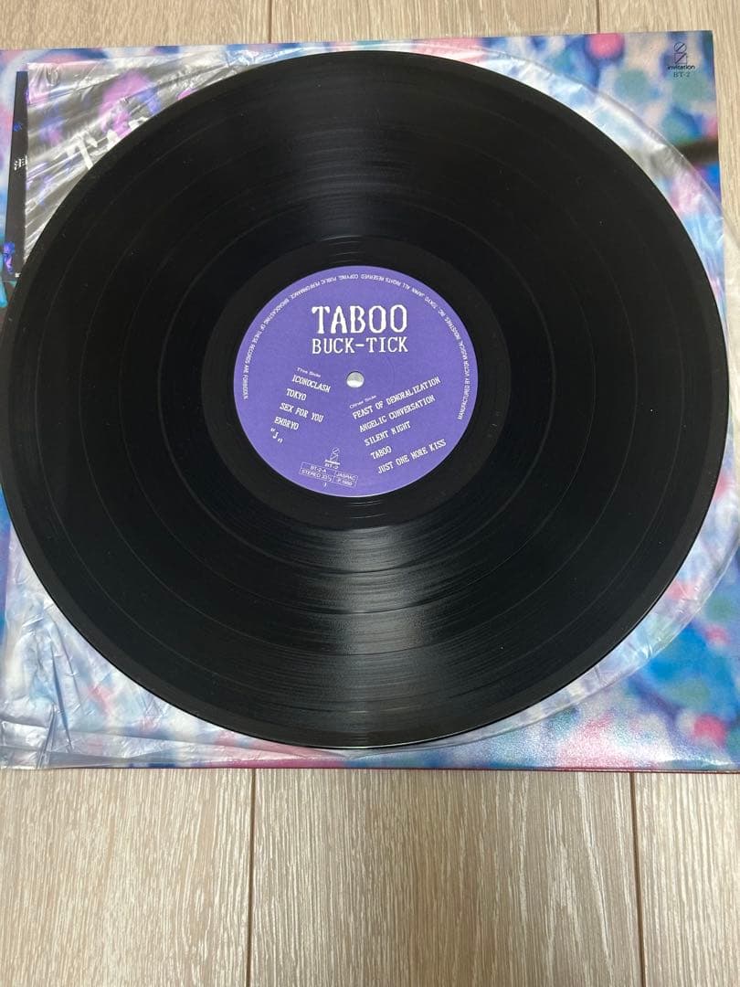 【美品】BUCK-TICK TABOO レコードピクチャー盤