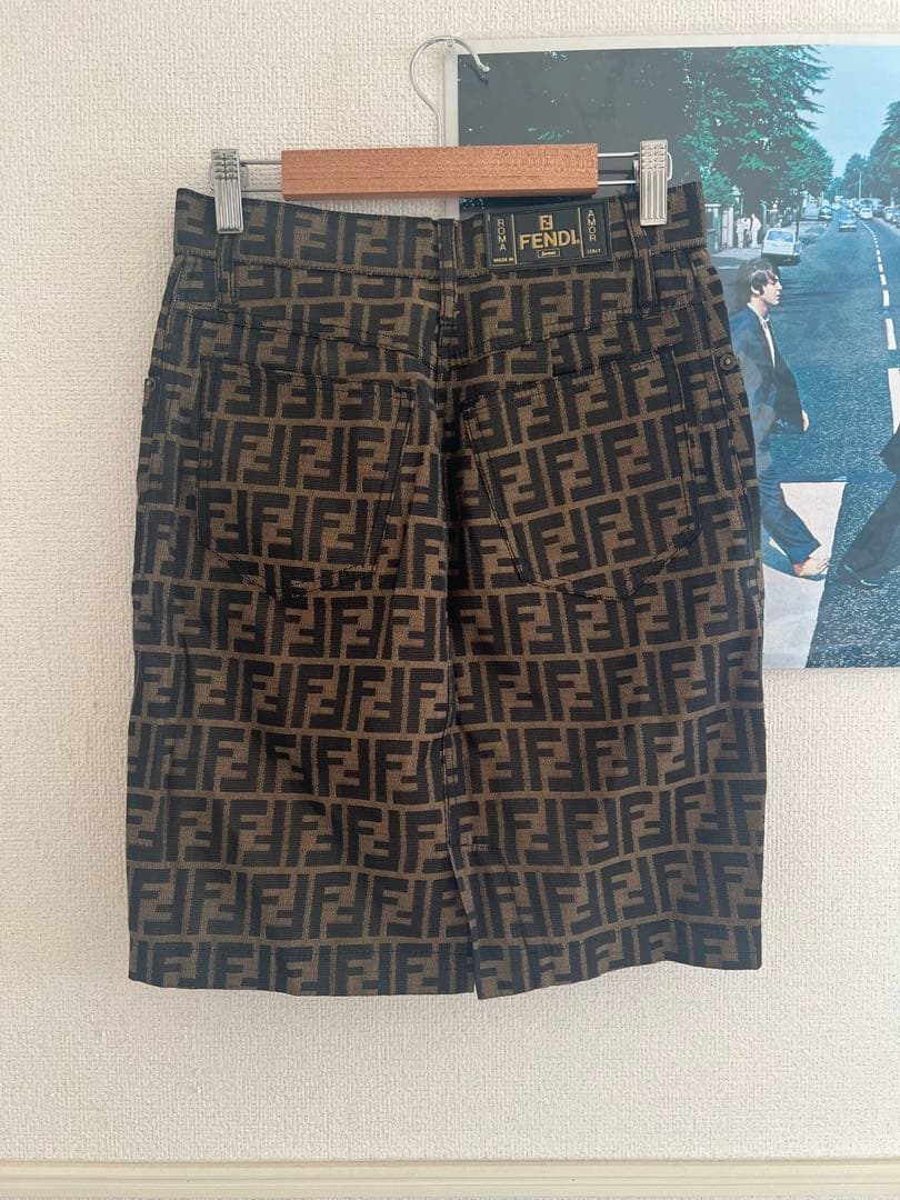 FENDI フェンディ イタリア製 ズッカ柄スカート レディース S〜M相当