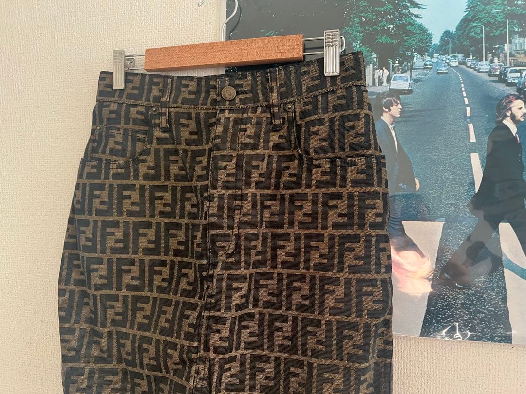 FENDI フェンディ イタリア製 ズッカ柄スカート レディース S〜M相当
