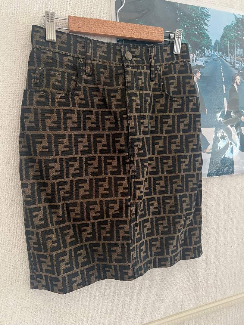 FENDI フェンディ イタリア製 ズッカ柄スカート レディース S〜M相当