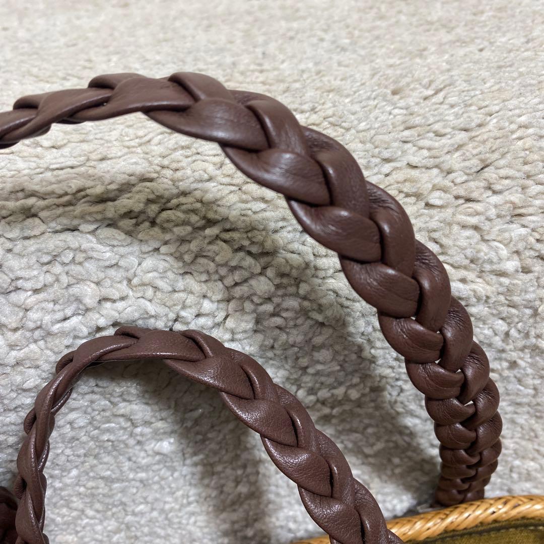 専用 24年製 AndYu アンドユウ　アタ製 カゴバッグ