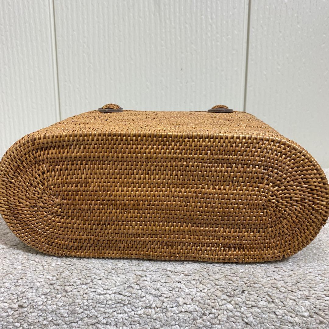 専用 24年製 AndYu アンドユウ　アタ製 カゴバッグ