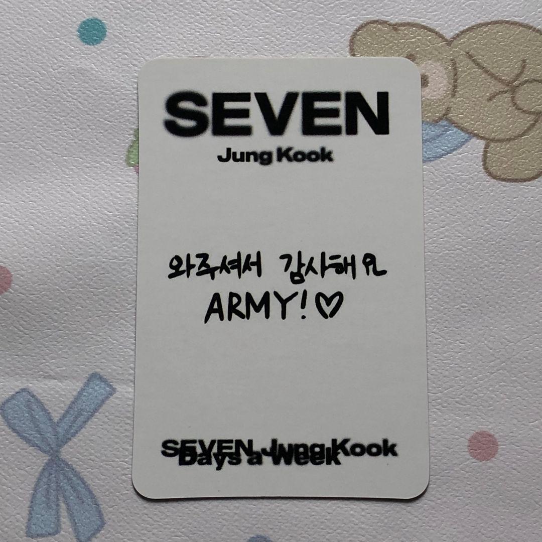 BTS ジョングク JUNGKOOK SEVEN inkigayo サノクトレカ