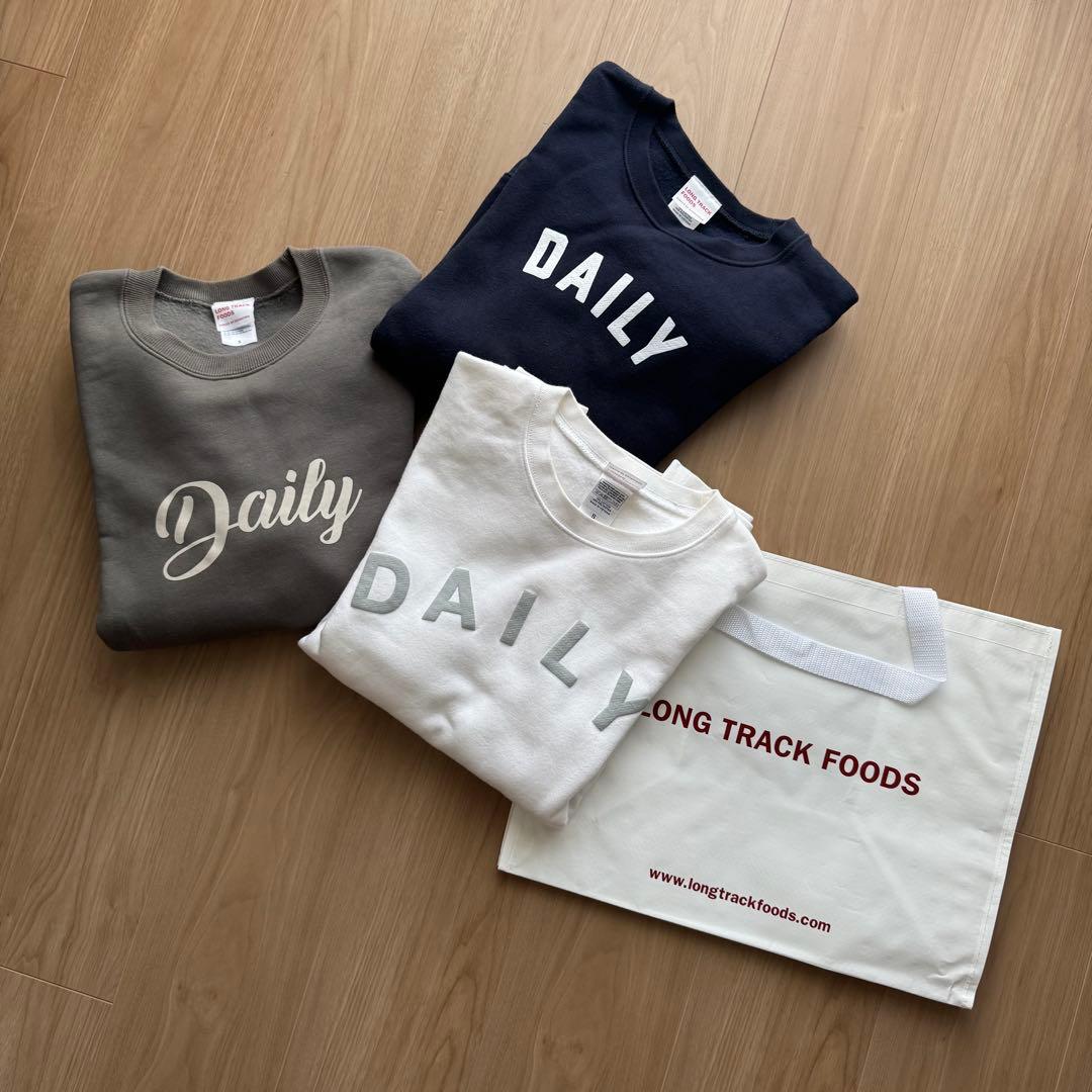 ロングトラックフーズ スウェット 3枚セット Sサイズおまけつき