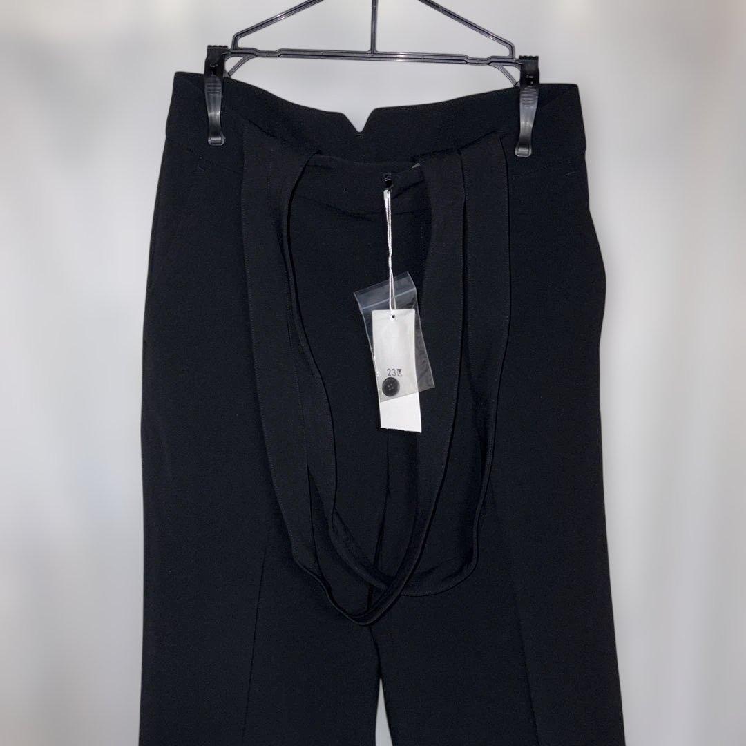 トリアセダブルクロスワイドストレートパンツ