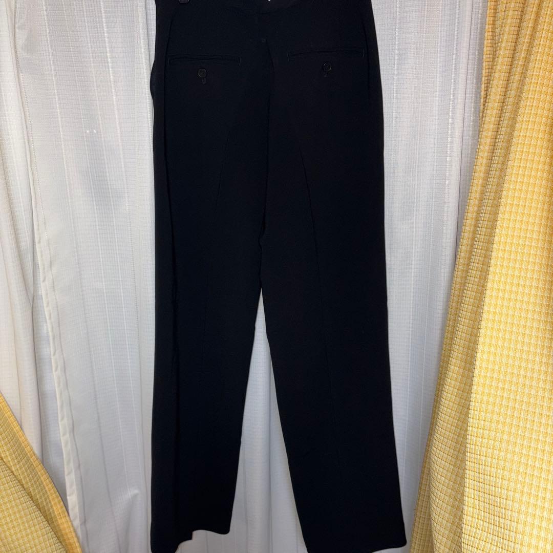 トリアセダブルクロスワイドストレートパンツ