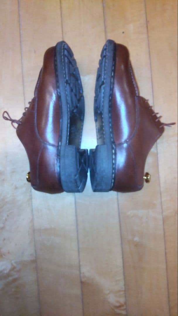 パラブーツ シャンボード 8.5 マロン リスレザー シューツリー付き