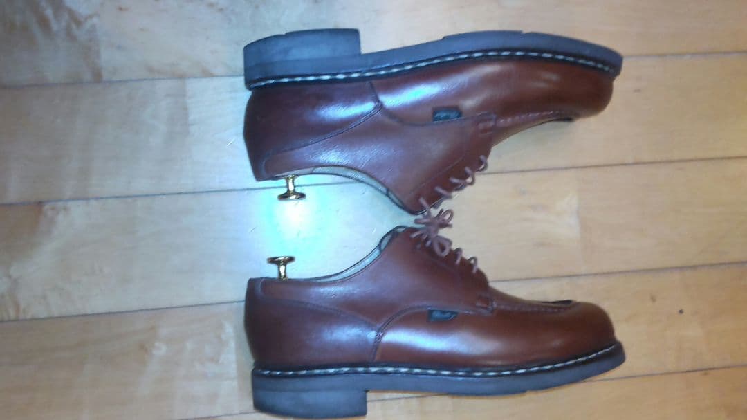 パラブーツ シャンボード 8.5 マロン リスレザー シューツリー付き