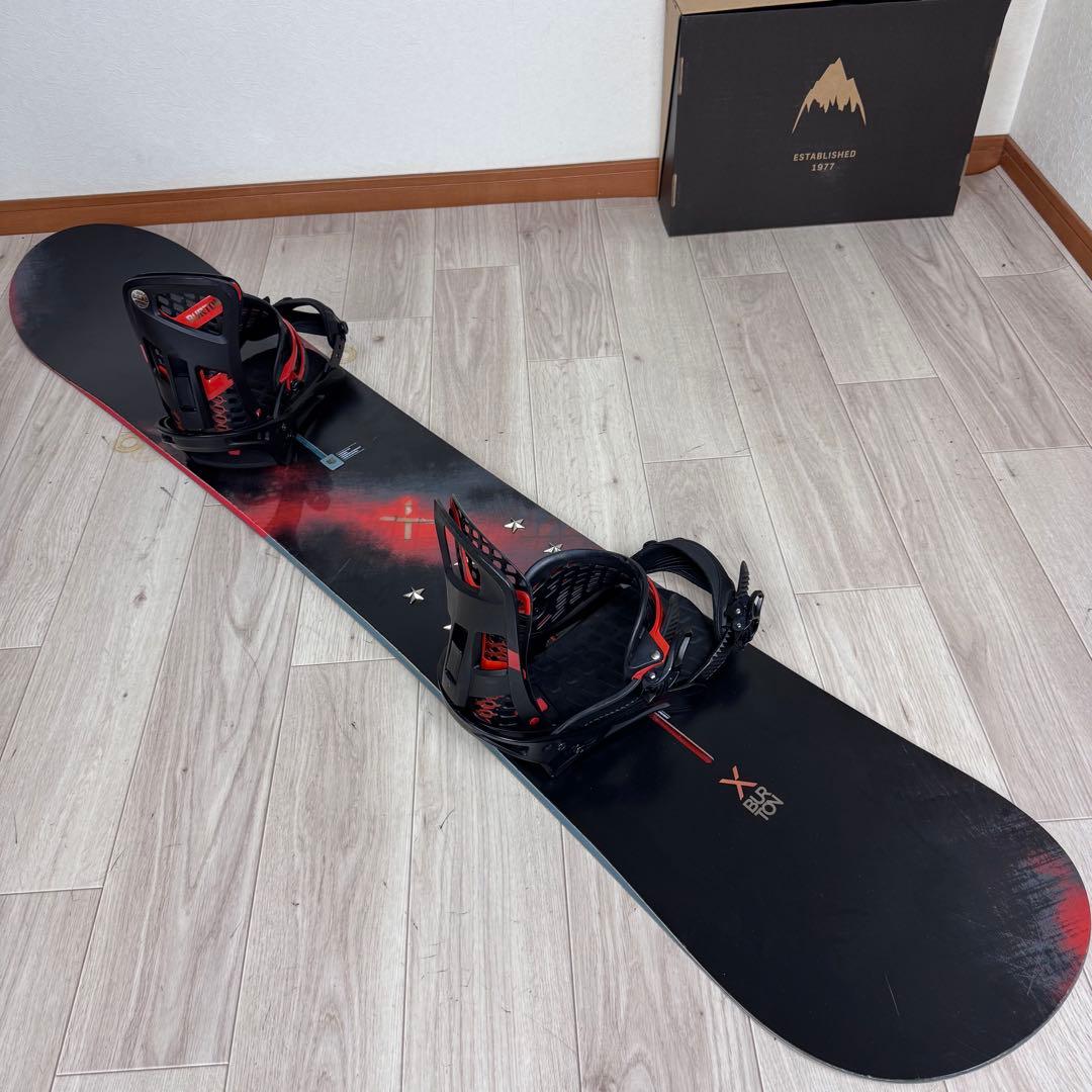 BURTON CUSTOM X 160cm スノーボードセット