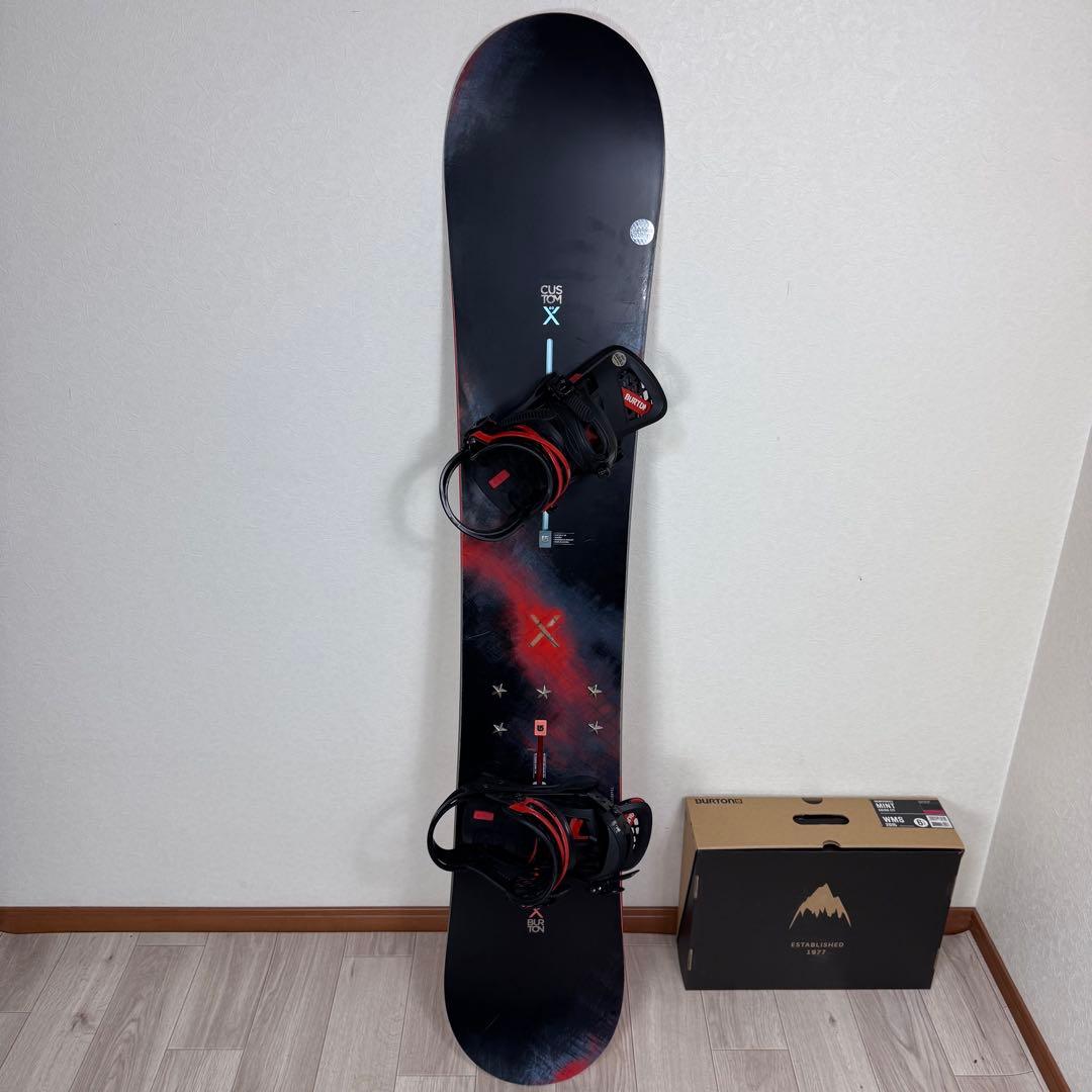 BURTON CUSTOM X 160cm スノーボードセット