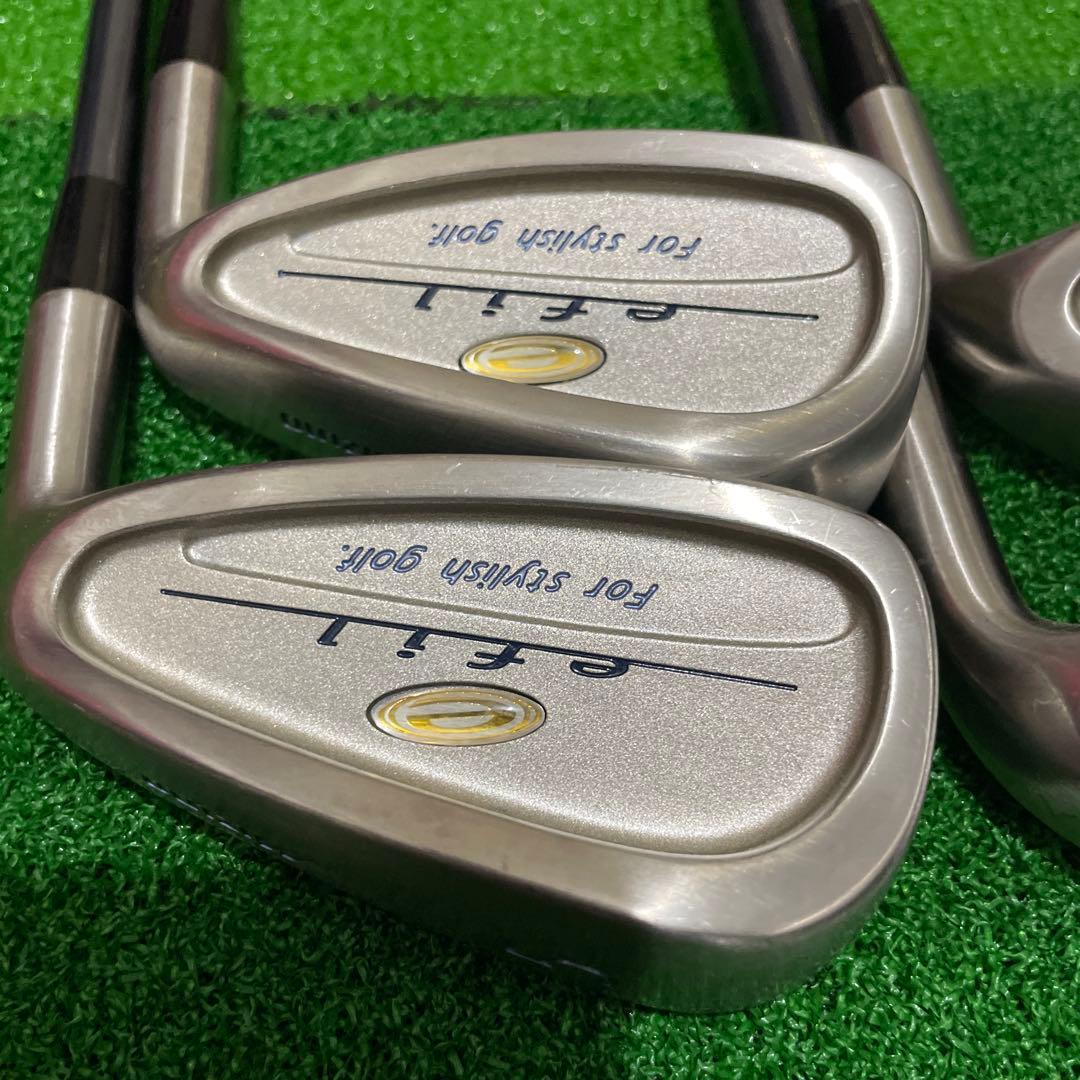 ミズノ efil レディースアイアンセット 硬さL 初心者 女性用 ゴルフクラブ