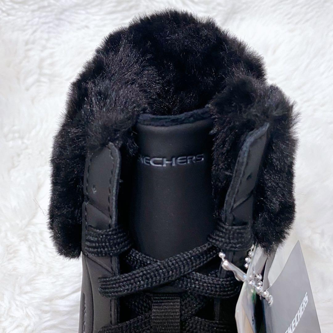 【sp様】【新品・タグ】スケッチャーズ ハイカット スニーカー サイドジップ 黒