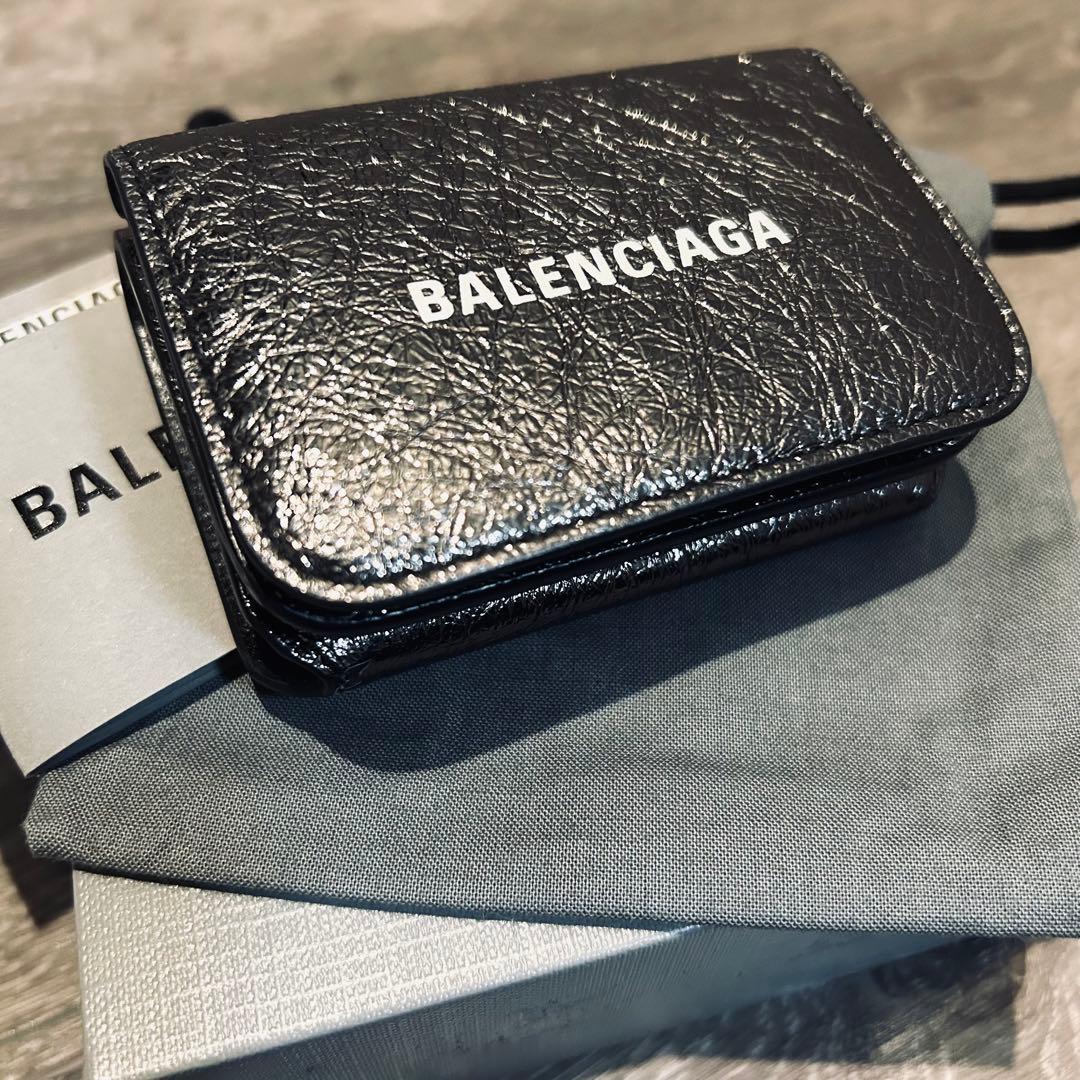 美品 Balenciaga財布 ブラック