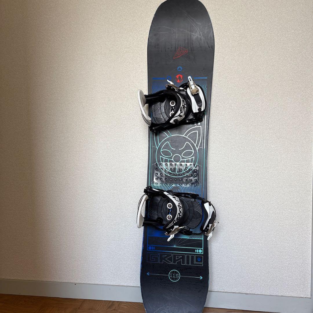 SALOMON GRAIL スノーボード セット　バインディング付き
