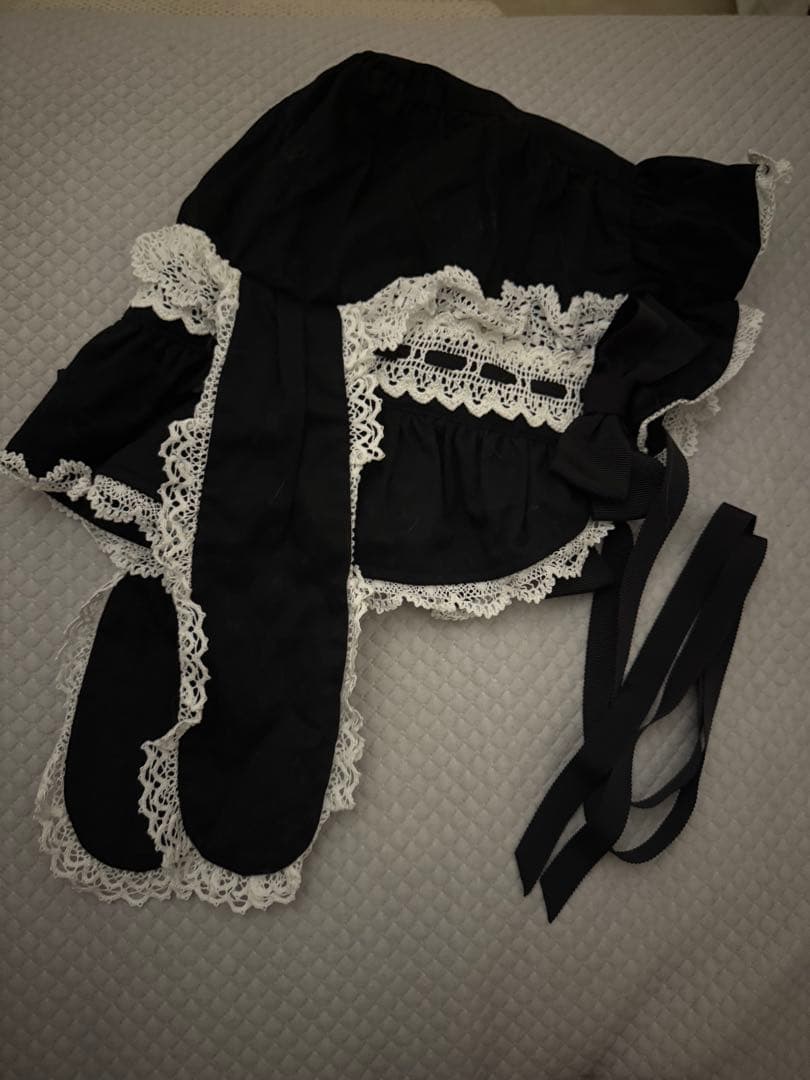 うさみみヘッドドレス 黒白