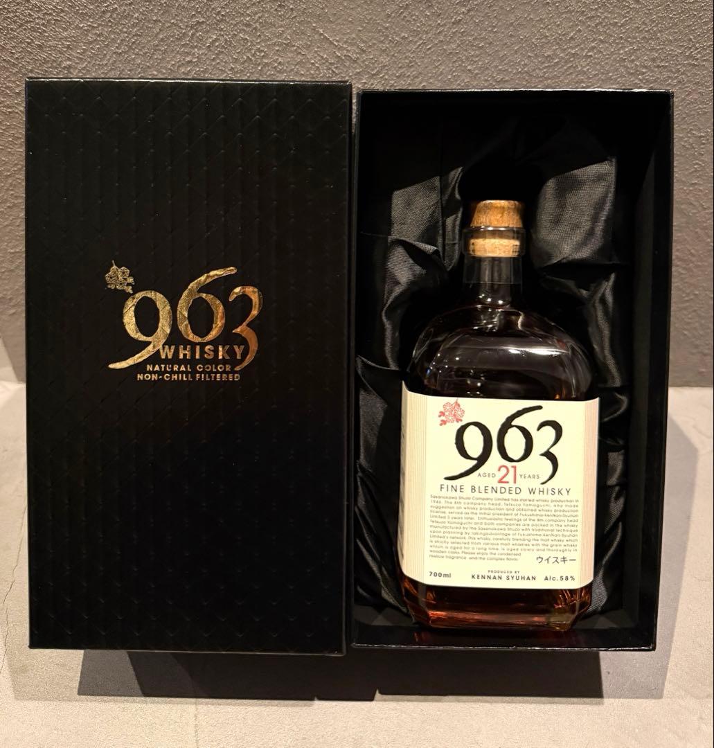 【新品未開封】963 ファインブレンデッド ウイスキー 21年