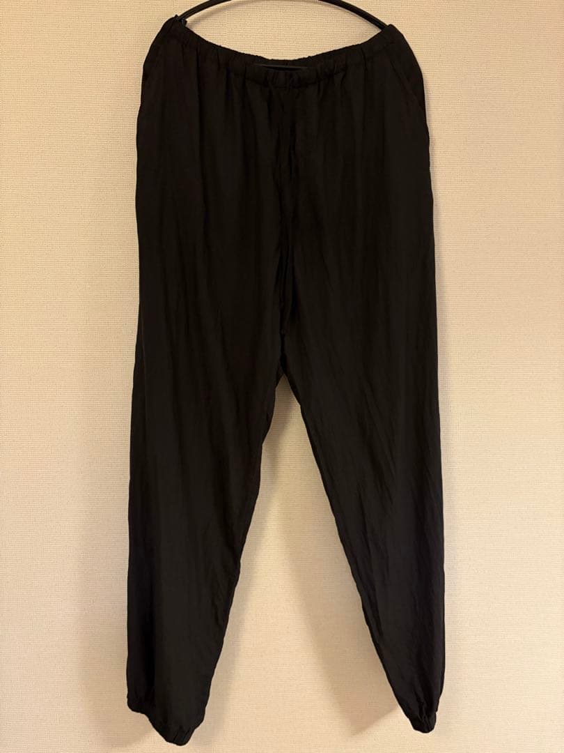 Comoli 25ss シルク製品染ドローストリングパンツ SIZE 2