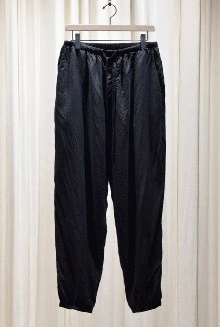 Comoli 25ss シルク製品染ドローストリングパンツ SIZE 2