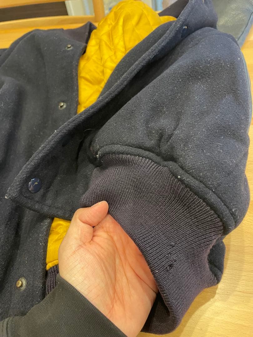 【希少】ラルフローレン無地スタジャン　Mサイズ