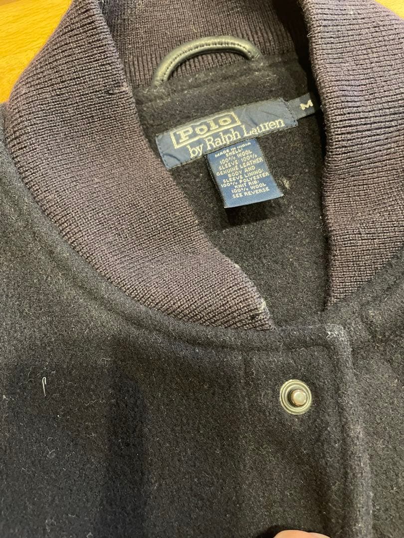 【希少】ラルフローレン無地スタジャン　Mサイズ