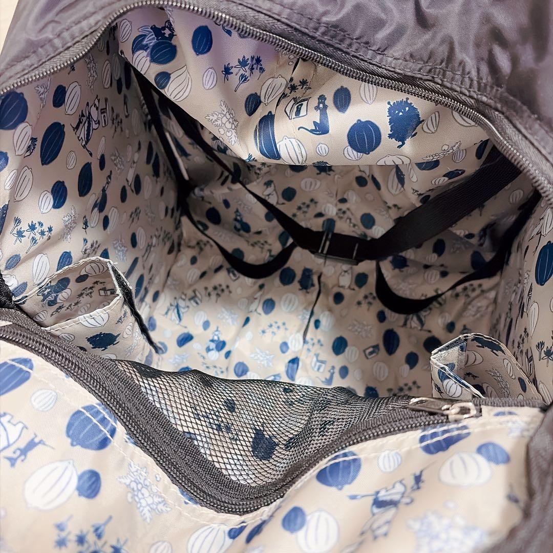 siffler シフレ ソフトキャリー ムーミン リトルミイ ブラック 約23L