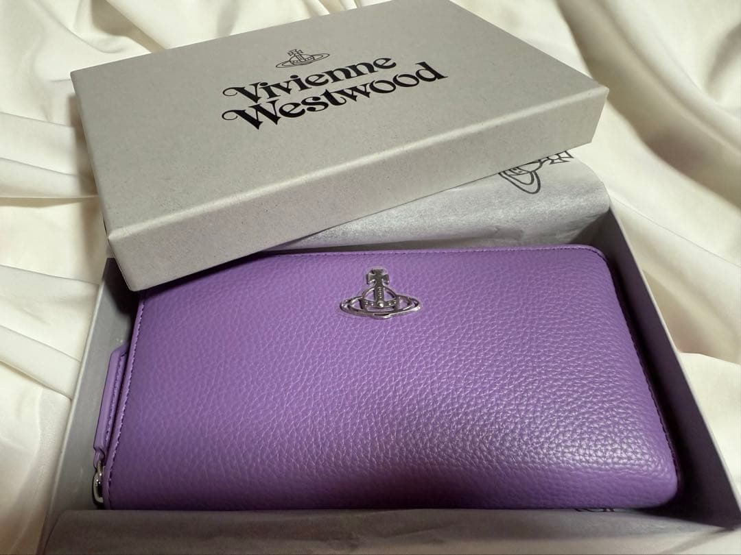 Vivienne Westwood 長財布 パープル