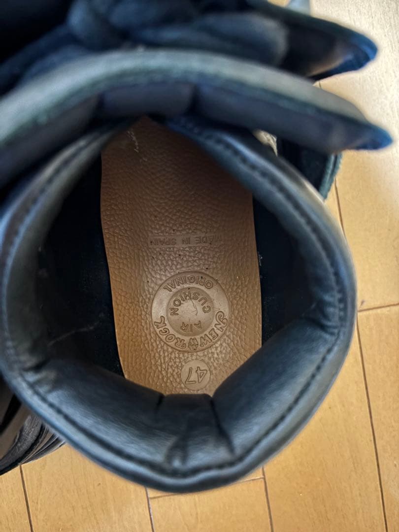 古*！様 NEW ROCK REALLION ブラック スタッズブーツ