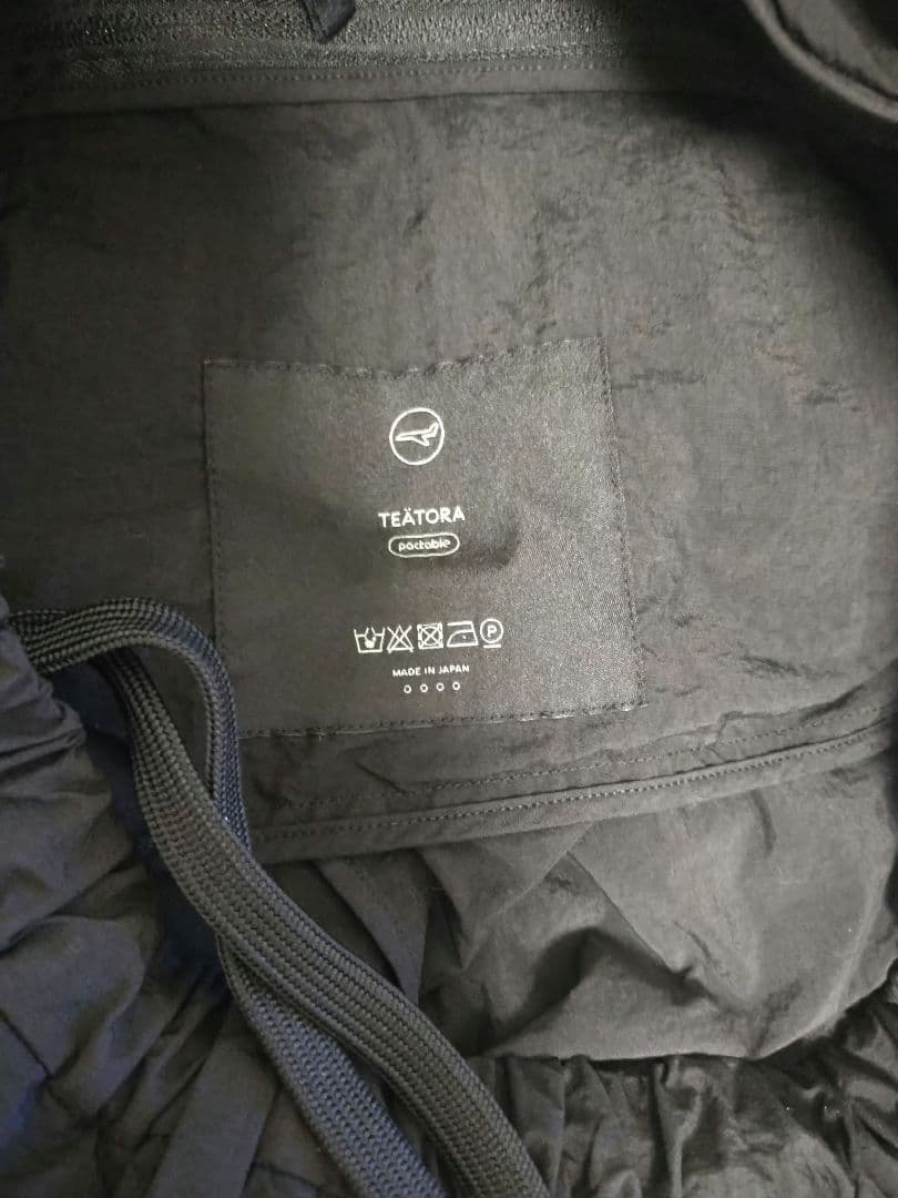 TEATORA Wallet Pants RESORT P ブラック テアトラ4