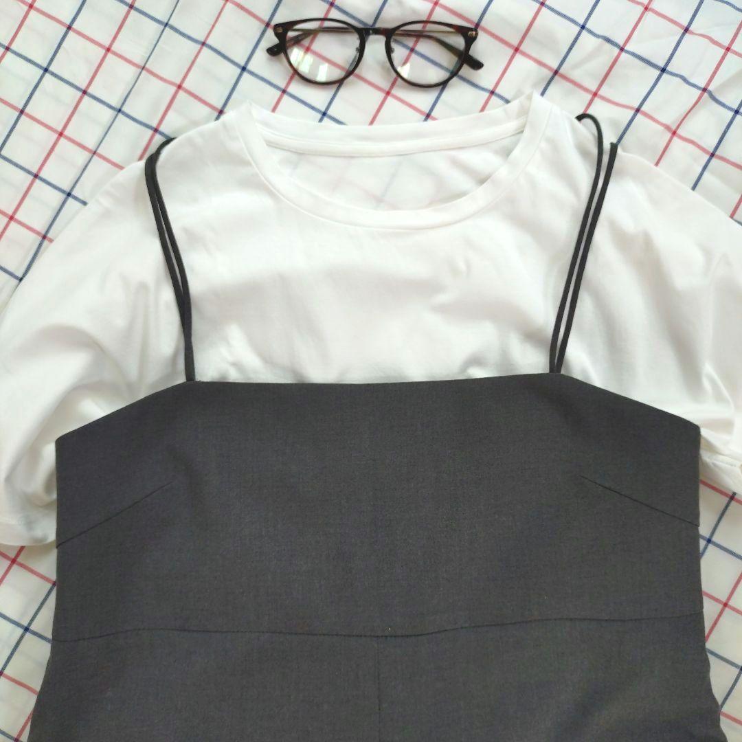 【Spick ＆ Span】ダブルストリング　 キャミサロペット