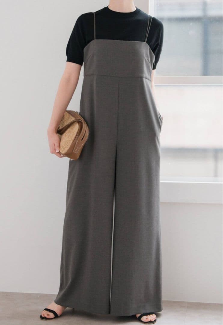 【Spick ＆ Span】ダブルストリング　 キャミサロペット