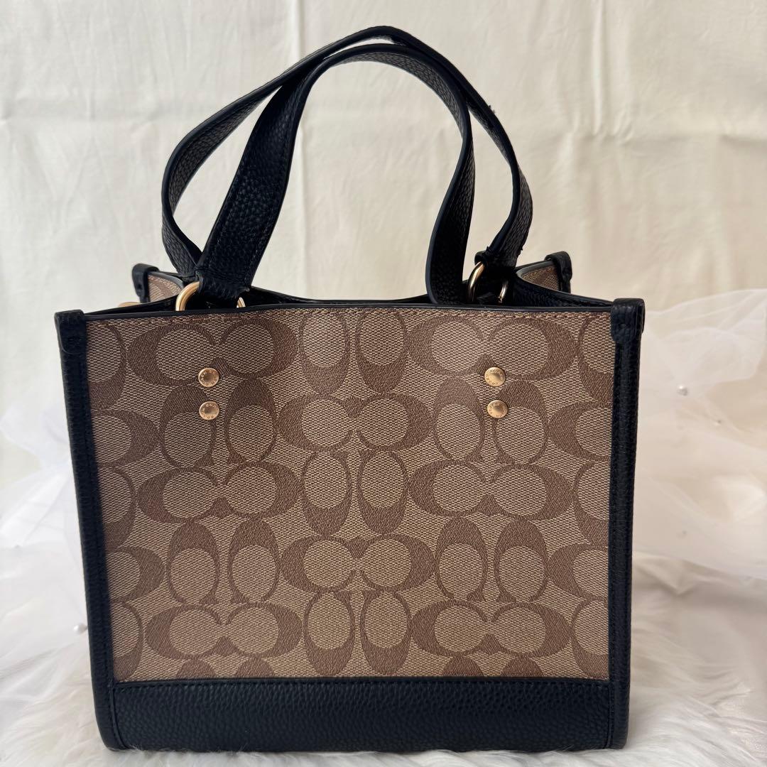 COACH コーチ　シグネチャーデンプシー トート 22 レザー　ショルダー