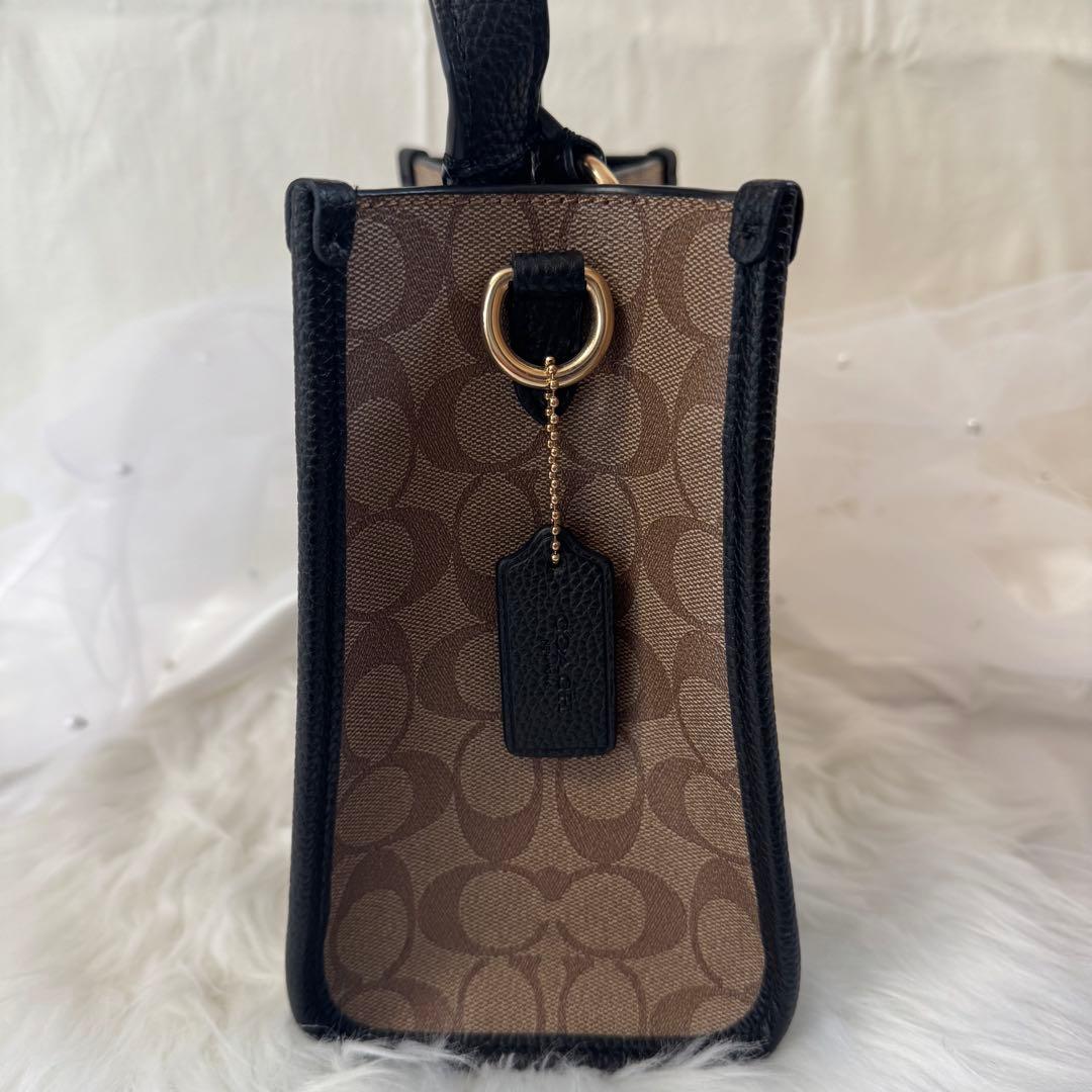 COACH コーチ　シグネチャーデンプシー トート 22 レザー　ショルダー