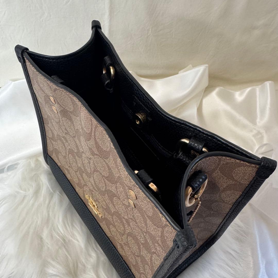 COACH コーチ　シグネチャーデンプシー トート 22 レザー　ショルダー