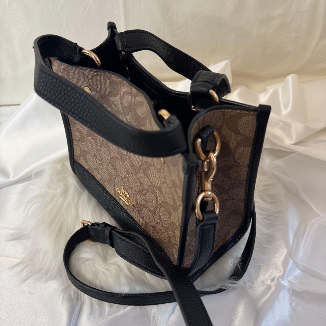 COACH コーチ　シグネチャーデンプシー トート 22 レザー　ショルダー