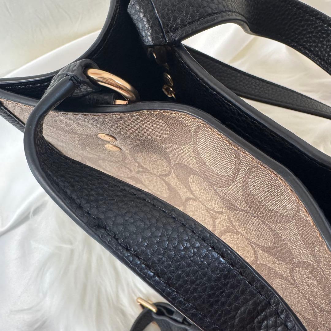 COACH コーチ　シグネチャーデンプシー トート 22 レザー　ショルダー