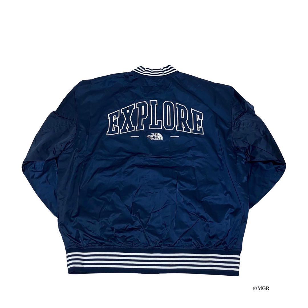 ノースフェイス スポーティボンバージャケット ネイビー色 XL 海外限定