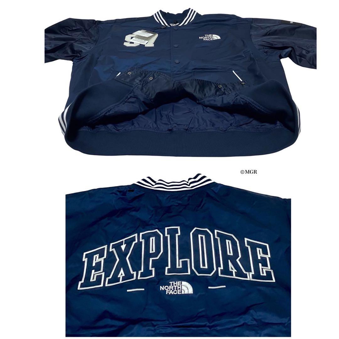 ノースフェイス スポーティボンバージャケット ネイビー色 XL 海外限定