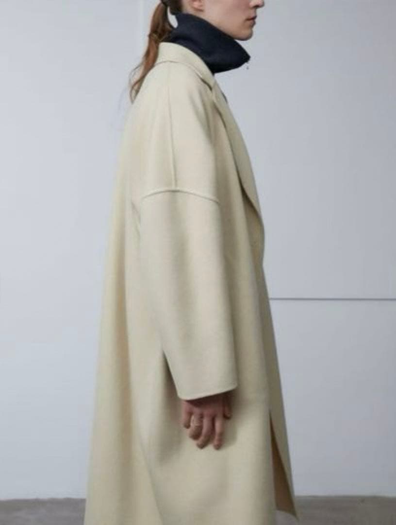 ★新品タグあり★Beige.オーバーサイズチェスターコート Maizeベイジ