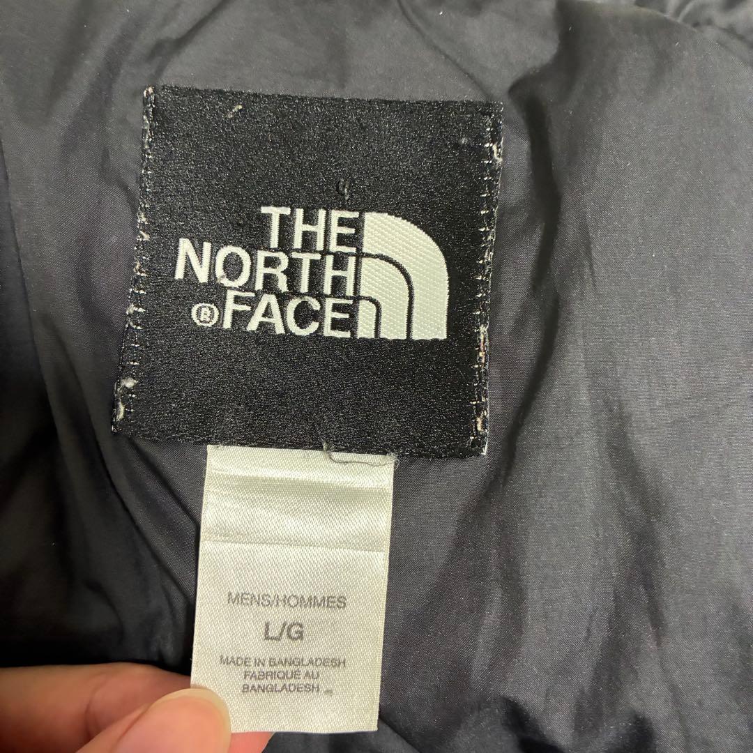 【美品】ザノースフェイス ヌプシ ダウンベスト バックセンターロゴ BK L