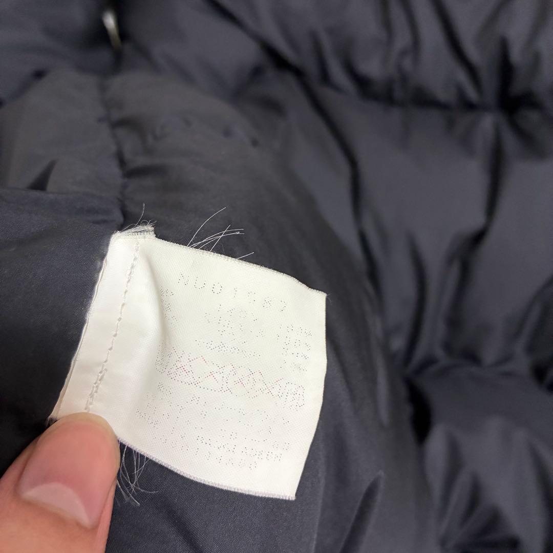 【美品】ザノースフェイス ヌプシ ダウンベスト バックセンターロゴ BK L