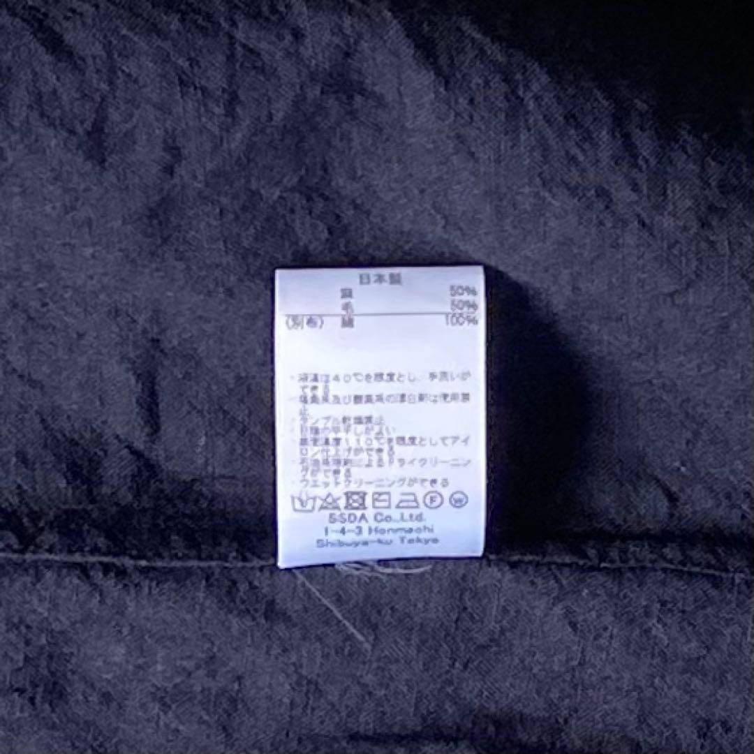 シンヤセキ　SHINYA SEKI コート　カーディガン　リネン　ウール