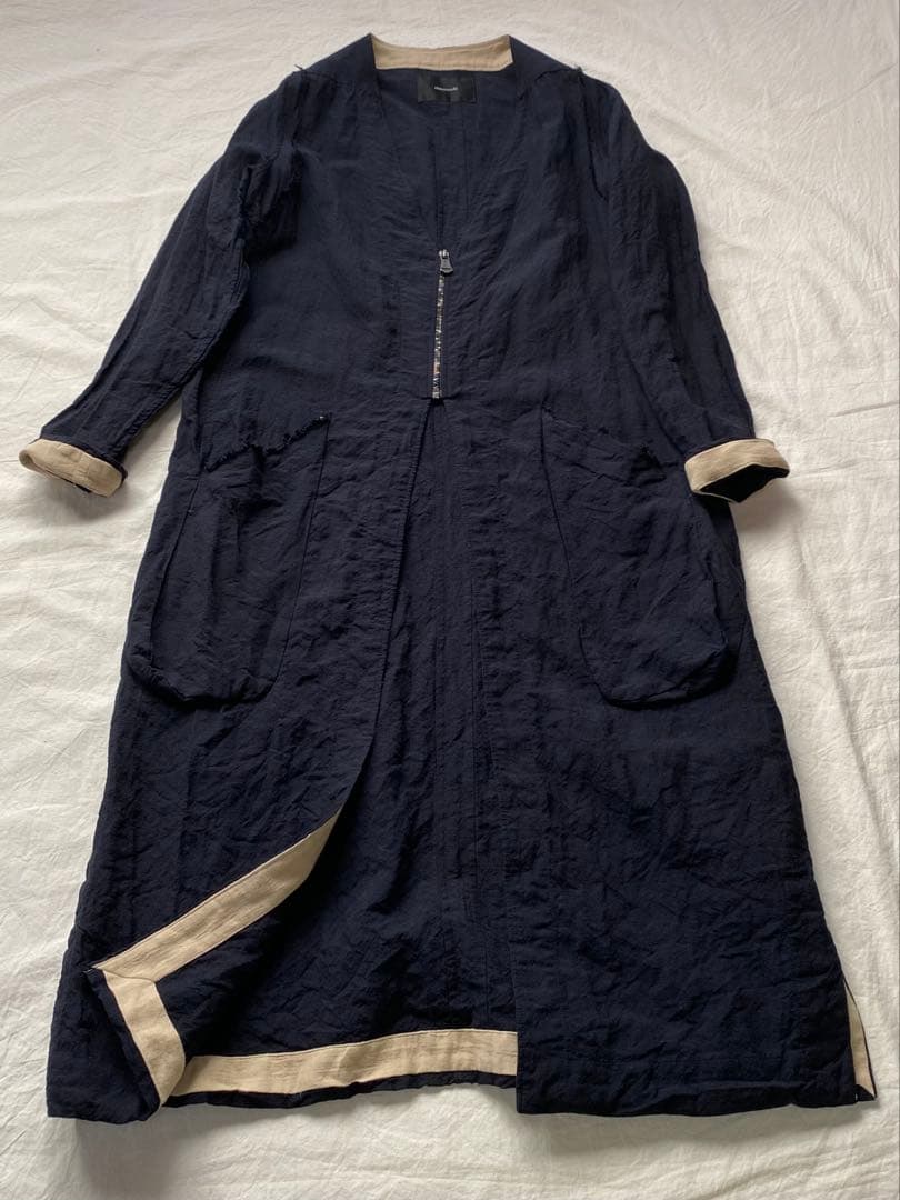 シンヤセキ　SHINYA SEKI コート　カーディガン　リネン　ウール