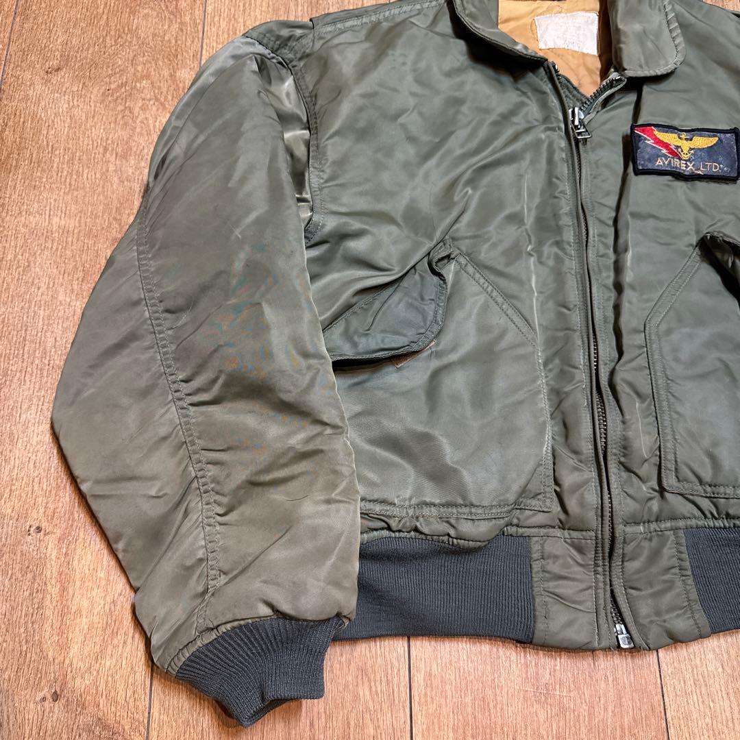 ま*ー様 AVIREX CWU-45P フライトジャケット　SIZE M