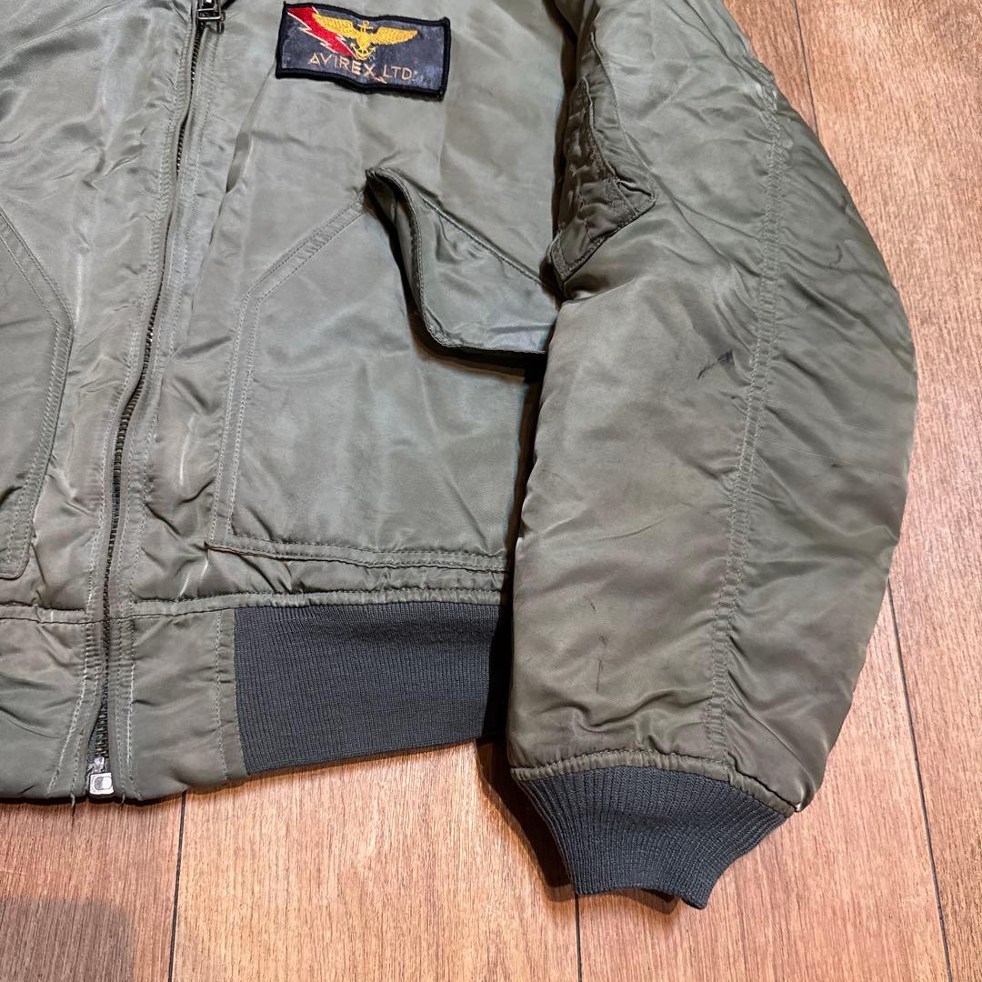 ま*ー様 AVIREX CWU-45P フライトジャケット　SIZE M