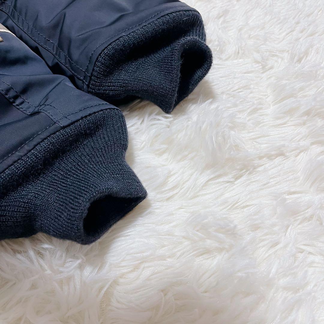 AVIREX トップガン MA-1 フライトジャケット 2way ネイビー M