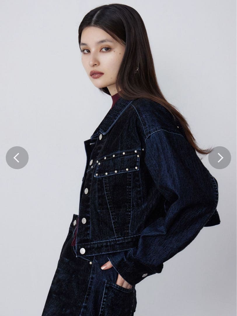 MURUA フロッキーデニムジャケット　2025 今週限定1000円オフ