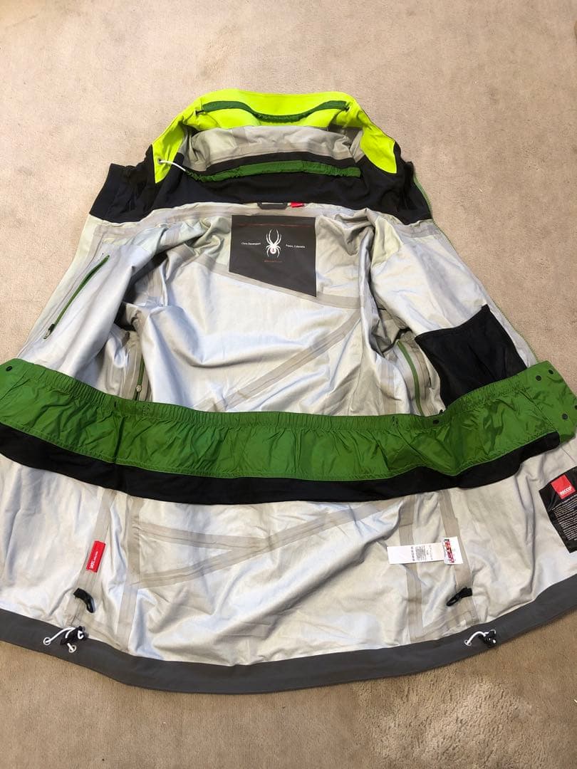 Spyder スキーウェア グレー/ライム