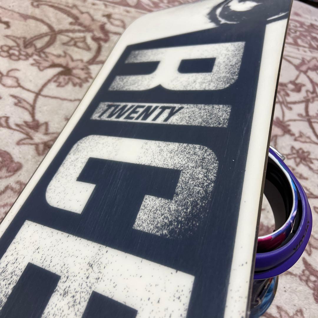 美品 RICE28 142cm グラトリ バイン付スノーボードセット レディース