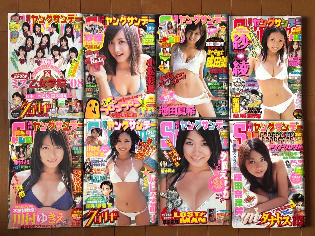 ヤングサンデー 2008年 レア 平成 グラビア アイドル　漫画 アニメ