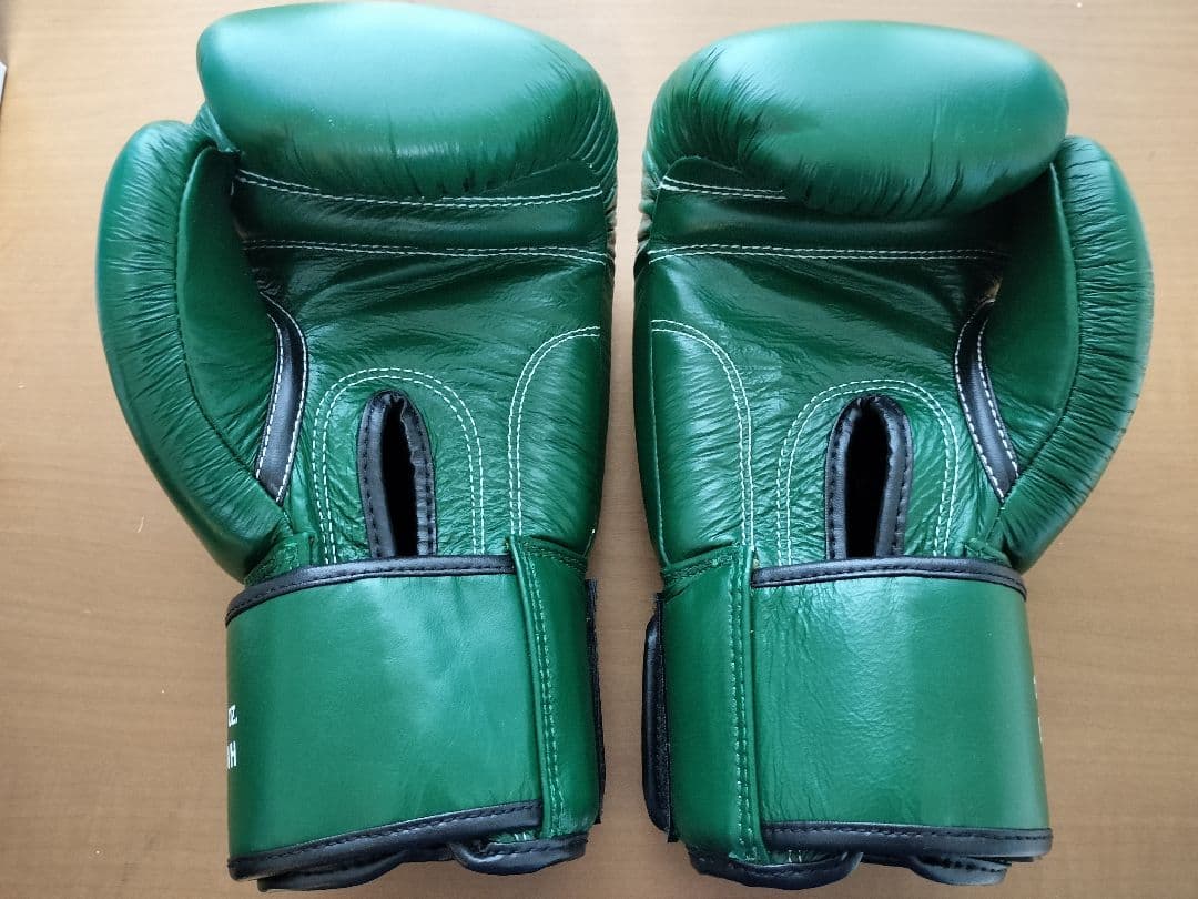 WINDY ウィンディ ボクシンググローブ グリーン 本革製 12オンス